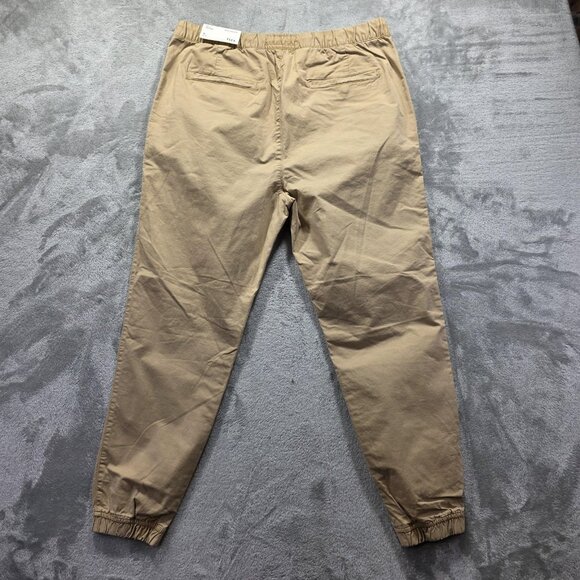 American Eagle Twill Jogger Pants Mens Medium Khaki Ne(X)t Level Flex Chino - Picture 2 of 11